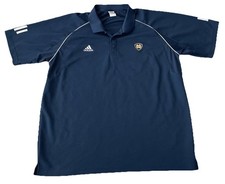 Notre Dame Fighting Irish Adidas Climacool Polo Shirt Navy Mens XL