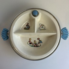 Vintage Majestic Products Baby Divided Plate Food Warmer Bakelite