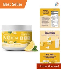 Daily Electrolyte Drink Mix   Lemonade Flavor,  Non-GMO, 30 Servings