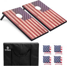 Cornhole Set 4X2 and 3X2 Regulation Size Corn Holes Sets with Carrying Bags  8