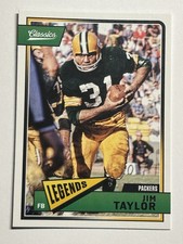 2018 Panini Classics Legends Jim Taylor #156 Green Bay Packers