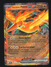 Team Rocket's Moltres EX 031/182 SV: Destined Rivals Pokemon Card | NM