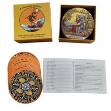 Tarot Cards Sun, Moon, Stars Tower Cards Portable Tarot Deck With Guidebook