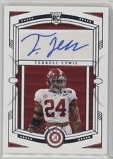 2020 Panini National Treasures Collegiate Rookie 80/99 Terrell Lewis Auto 7xr