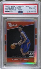 2016 Donruss Optic The Rookies Holo Silver Prizm Marquese Chriss #5 PSA 10 5h9