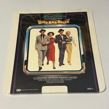 Guys and Dolls 1955 CBS Video VideoDisc Double Disc CED New 1981 Sinatra