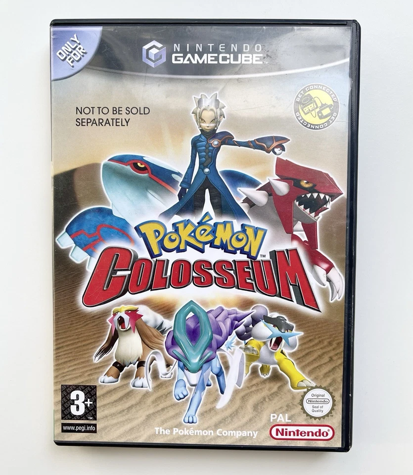 RARE 👀 Pokemon Colosseum And Box Ruby Sapphire Nintendo GameCube PAL Complete - Image 3 of 4