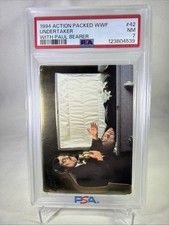 1994 Action Packed WWF Paul Bearer Undertaker #42 PSA 7