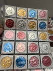 1969-1993  Krewe Of Pandora Mardi Gras Aluminum Doubloons Lot Of 120 All Differ — photo 4