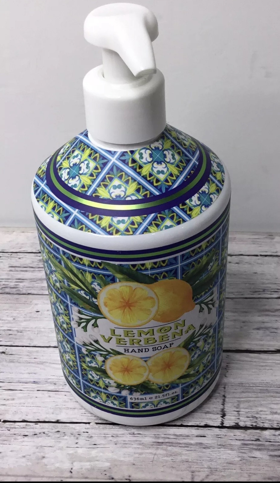 Home & Body Co Lemon Verbena Premium Hydrating Hand Soap 21.5 fl oz (2 Pack)