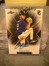 2021 LEAF PERFECT GAME EVAN BLANCO BLACK PAPER AUTO /50