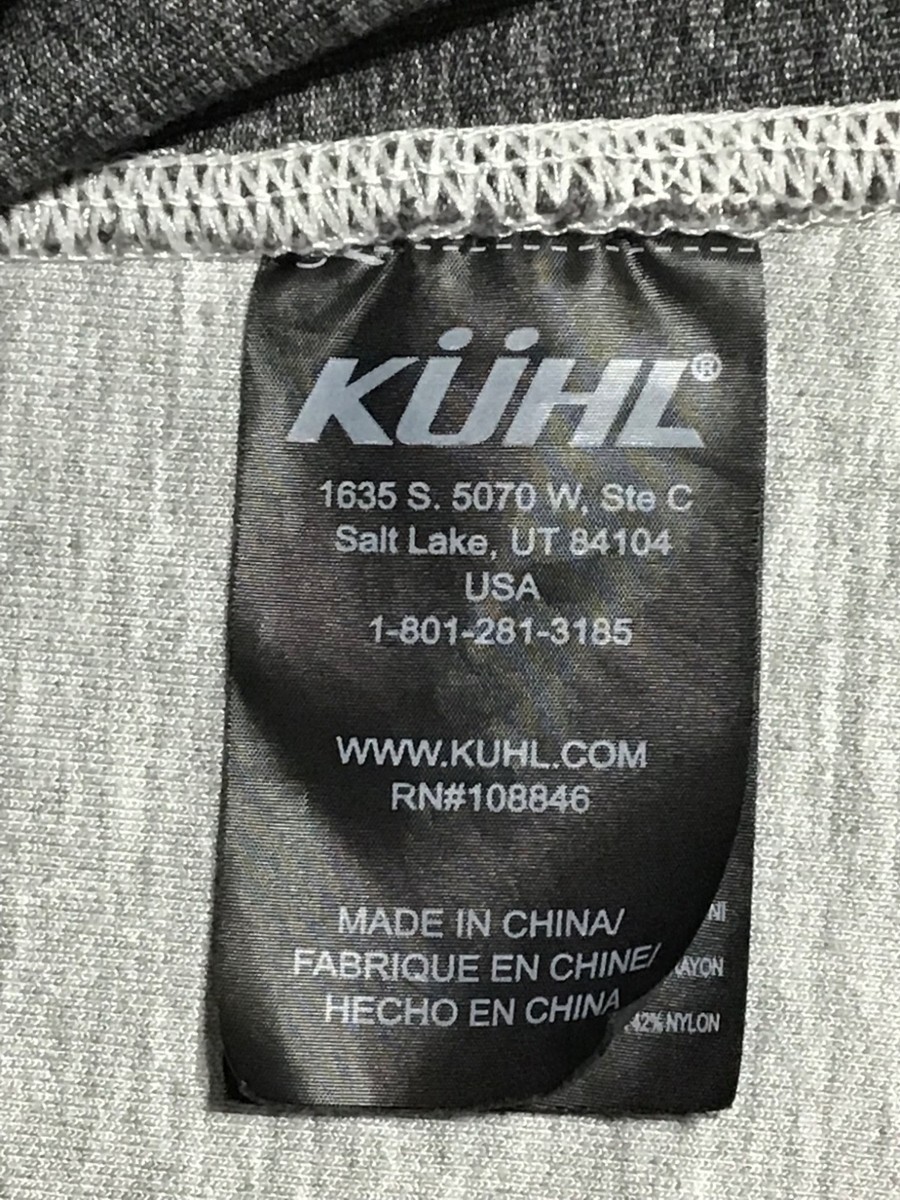 42点 Kuhl Projekt Vest Womens Med Zip Up Drk Gray Lt Gray Hiking
