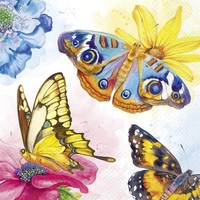 IHR Servietten Garden Beauties | Yellow | 33 X 33 Cm | 3 Lagig | 20 Servietten