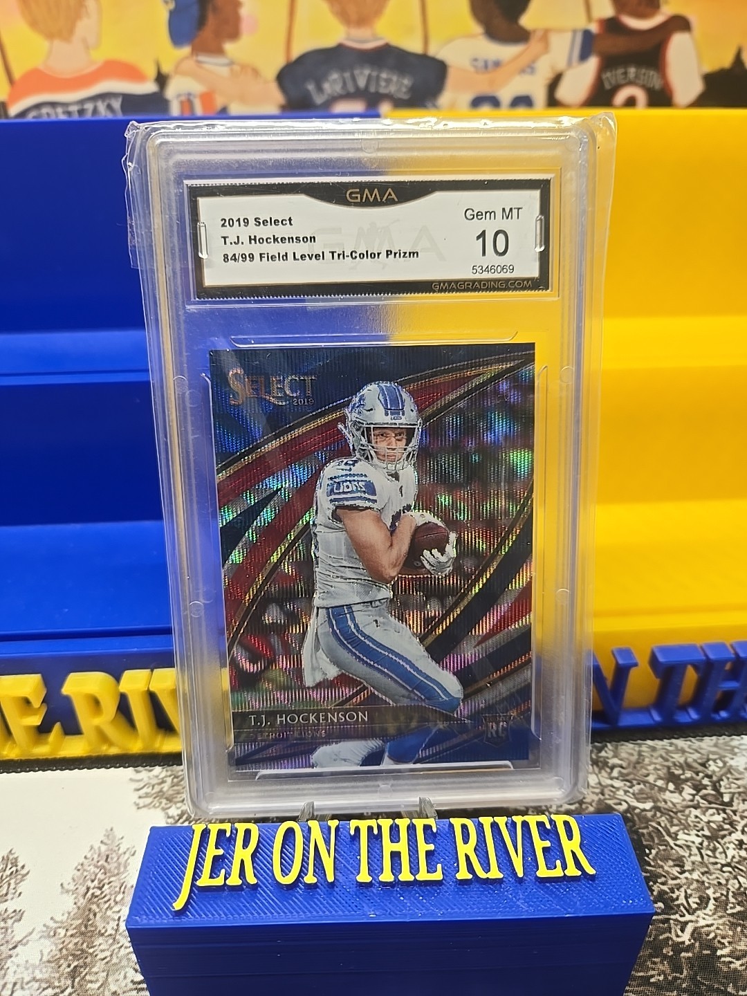 2019 Panini Select - Field Level T.J. Hockenson #215 Tri-Color Prizm /99 (RC)