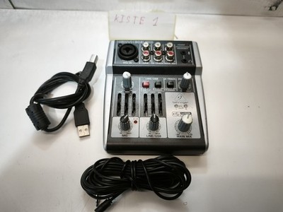 Behringer XENYX 302USB Mischpult Audio Interface 5-Kanal USB Mixer