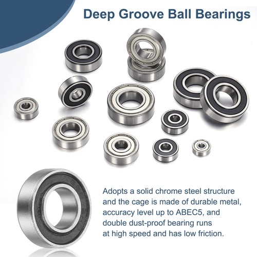 5 Pack 5 x 11 x 5mm 685 2RS Deep Groove Ball Bearings,  ABEC5 - Foto 4 di 5