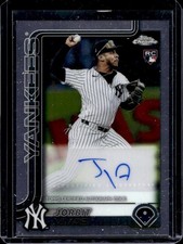 2025 Topps Chrome Update Jorbit Vivas Auto RC Rookie #AC-JV Yankees