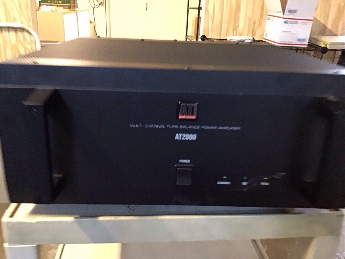 ATI At2007 7-Channel Power Amplifier 200W RMS x7 Balanced XLR Pure