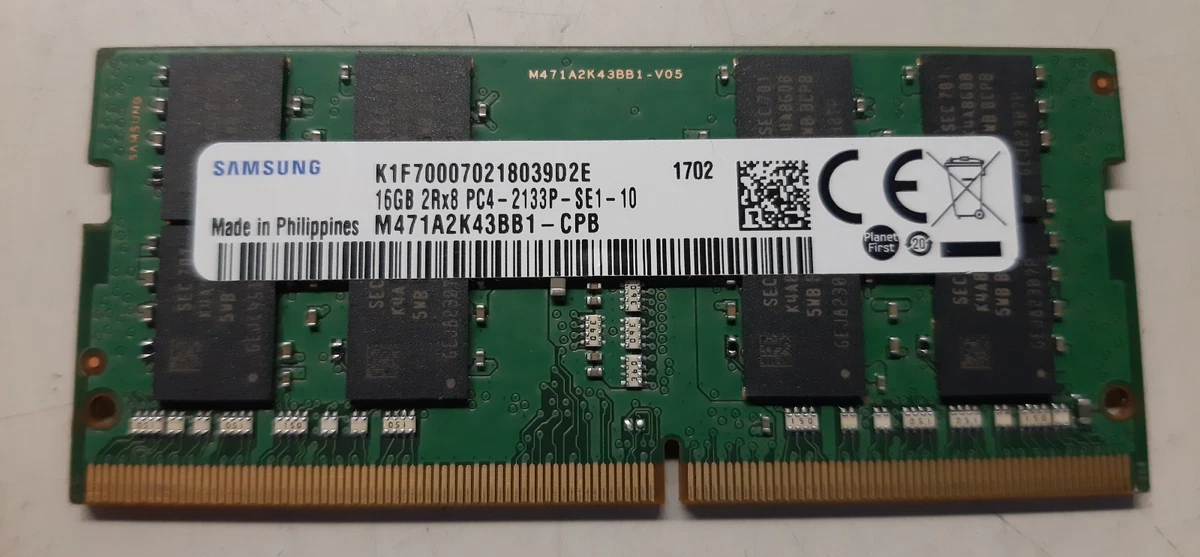 PC4-17000 (DDR4-2133) Bus Speed 16 GB Capacity per Module DDR4