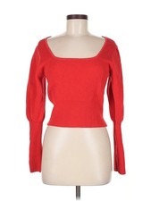 ASTR The Label Women Red Cardigan M