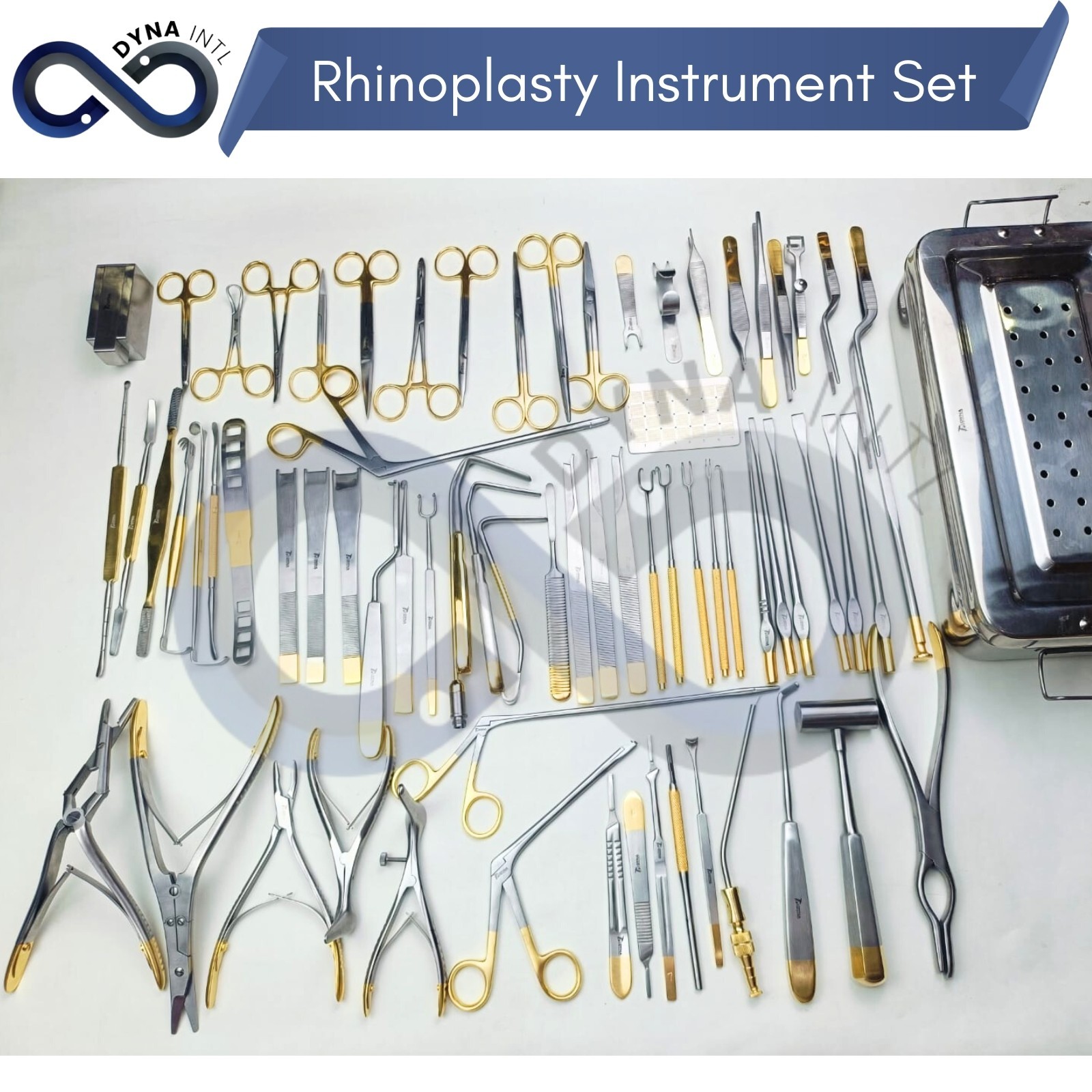 Rhinoplastic Instruments Major Rhinoplasty Surgical instruments set of 82 Pcs Nose & Plastic ...