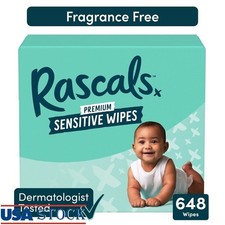Sensitive Baby Wipes Alcohol Free Hypoallergenic Biodegradable Travel 648 Count