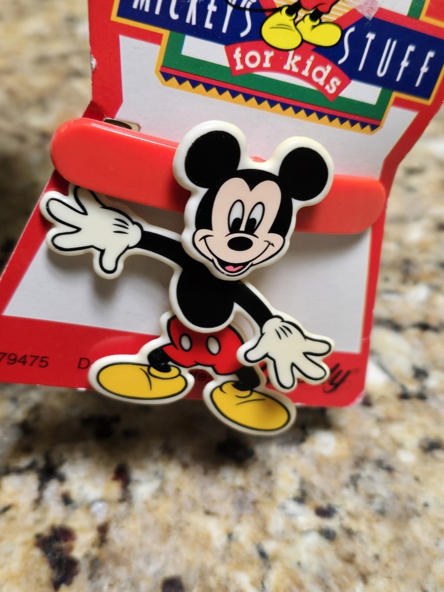 Vintage 90s Mickey's Stuff for Kids Dancing Mickey Hair Barrette