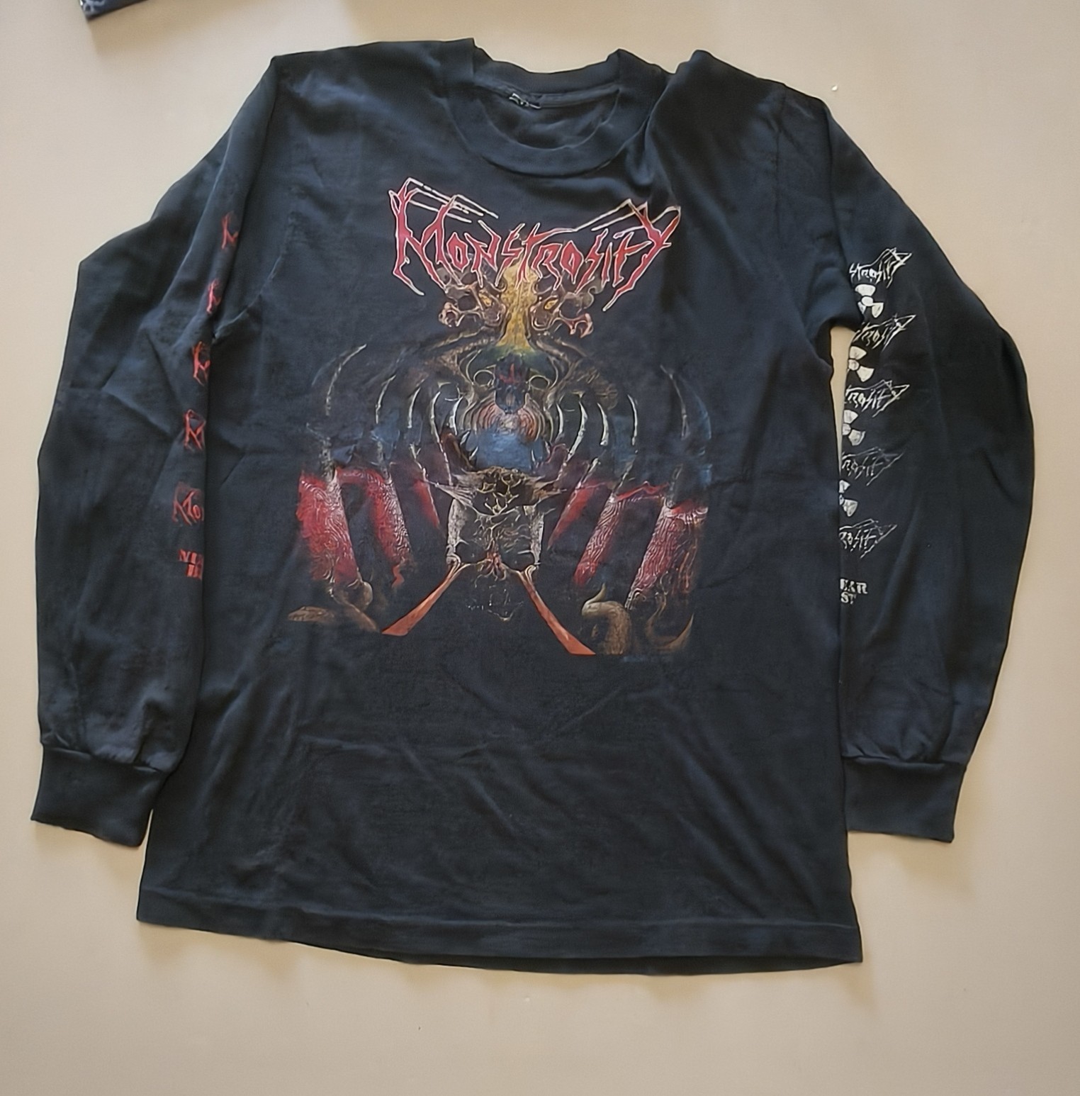 Monstrosity Imperial Doom Nuclear Blast T-shirt Vintage Cannibal Corpse 1992