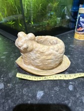 Rubber Latex Mould Cute Mosaic Snail Little Plant Pot Planter Mold DIY