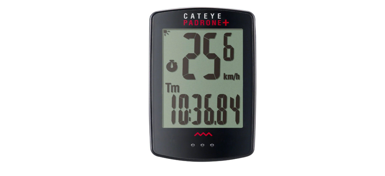 Padrone Plus Bike Computer - CatEye Padrone+ Bike Computer - Wireless, Black -