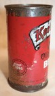 Karlsbrau Old Time Flat Top Beer Can 1950's DNCMT3.2% Empty 12 oz. DuLuth, MN — photo 2