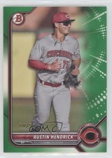2022 Bowman Prospects Green Border 80/99 Austin Hendrick #BP-33 11s9
