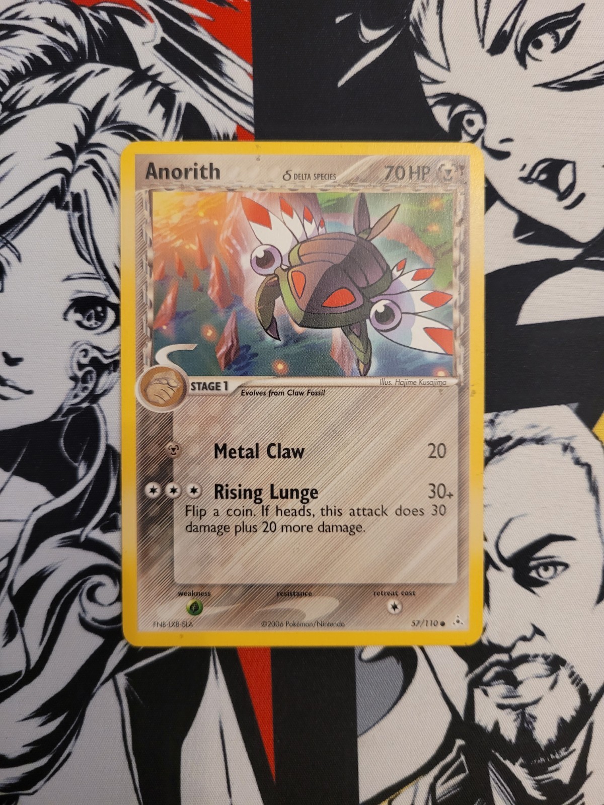 Anorith 57/110 Phantoms Pokémon TCG Card - LP
