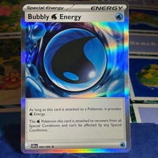 Bubbly W Energy 084/086 Holo Rare Chaos Rising Pokemon Near Mint 2026