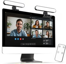 Monitor Light Bar for Computer  Laptop   Remote Touch Control, Streaming Video