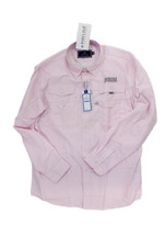 Properly Tied Boys Collar Long Sleeve Button Down Fishing Shirt Pink Size 2T