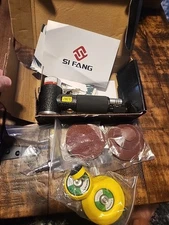 Mini Air Sander - 1/2/3" Pneumatic Small Orbital Sander With Extras. Free Ship