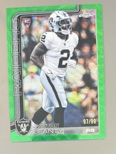 Topps Chrome 2025 Ashton Jeanty Rookie Green ...