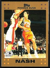 2007 Topps GOLD BORDER SP STEVE NASH /2007▪️Phoenix Suns LEGEND