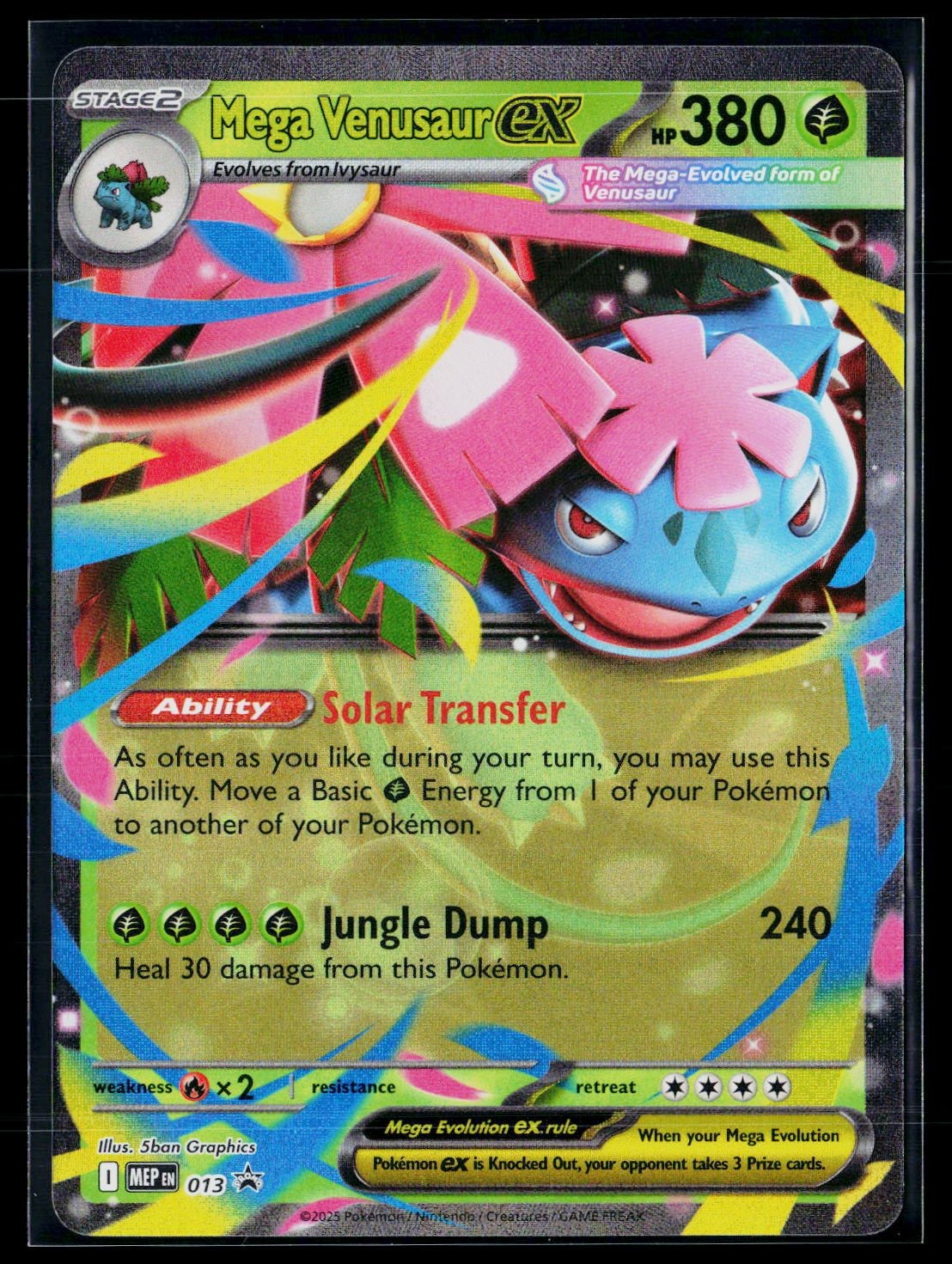 Mega Venusaur ex Holofoil [MEP - 013]NM