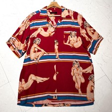 Hysteric Glamour Men Early Nude Girl Aloha Shirt Free Size Limited Edition Colle