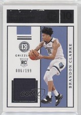 2019-20 Panini Encased Rookie Label Materials 86/199 Brandon Clarke #RL-BCL 2r8