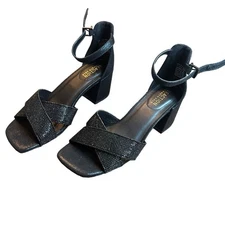 KENNETH COLE REACTION  Mix X Band Dress Sandal Black NEW Size 7