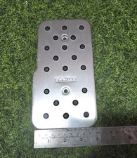 Sparco Polished Aluminium Drivers Footrest Foot Pedal