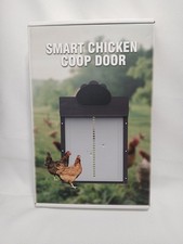 Smart Automatic Chicken Coop Door Solar Powered WiFi App Control Weather Proof