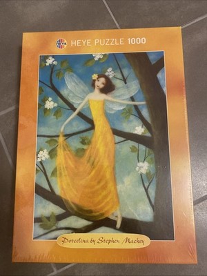 Heye Puzzle 1000, by Stephen Mackey, Golden Fairy,  Neu, Verp. orig. Porcelina