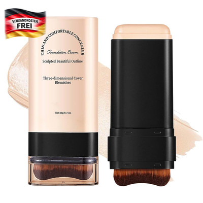 Full Coverage Foundation Stick wasserfest Concealer & Contour für alle Hauttypen
