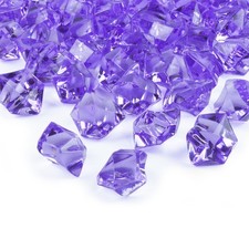 50 Edel Kristall Steine aus Acryl Granulat Tisch Streu Deko Teile Nugget Diamant