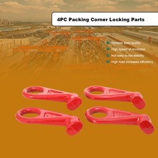 4 St&uuml;ck Containerhaken legierter Stahl links und rechts 45&deg;12.5T Tragf&auml;higkeit