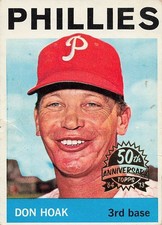 DON HOAK 2013 HERITAGE 50TH ANNIVERSARY BASEBALL #254